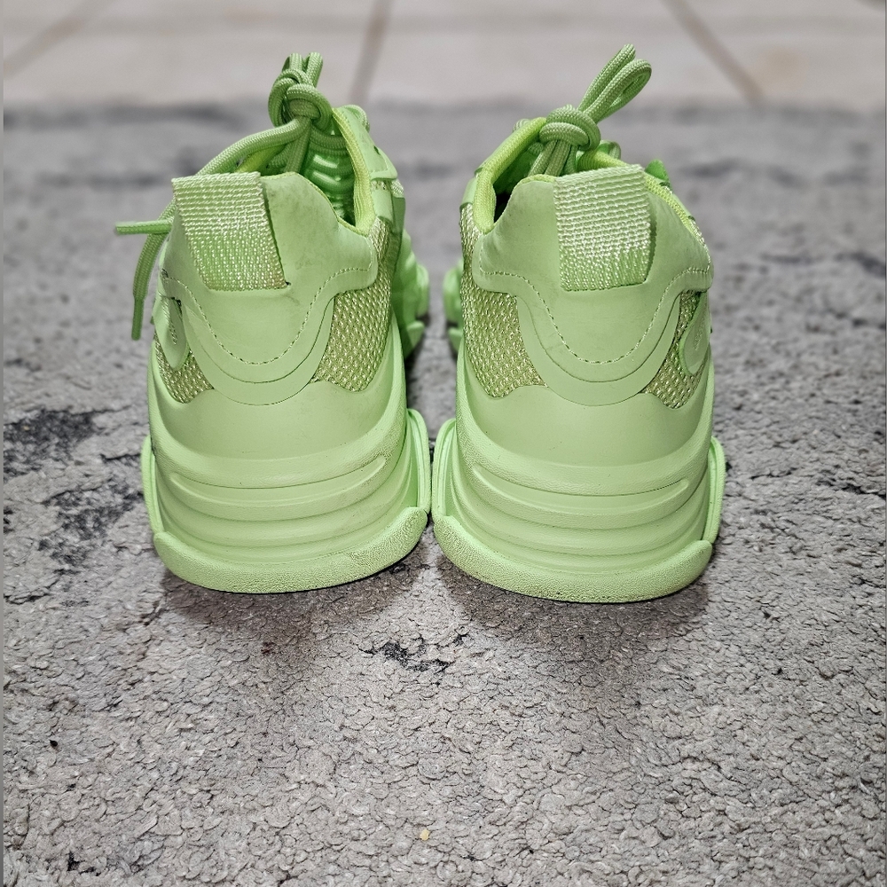 Steve Madden Possession Green Sneakers Size 6.5 - Picture 6 of 6